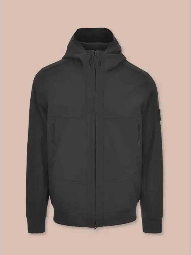 Technology Recycled Polyester Hooded Jacket Black - STONE ISLAND - BALAAN 2