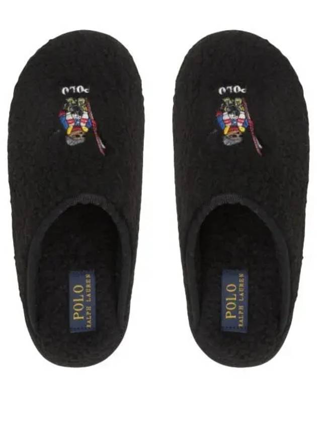 Kayleigh Scuff Bear Mule Black - POLO RALPH LAUREN - BALAAN 2