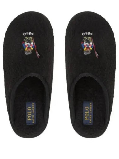 Kayleigh Scuff Bear Mule Black - POLO RALPH LAUREN - BALAAN 2