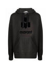 Miley Logo Hoodie Faded Black - ISABEL MARANT - BALAAN 3