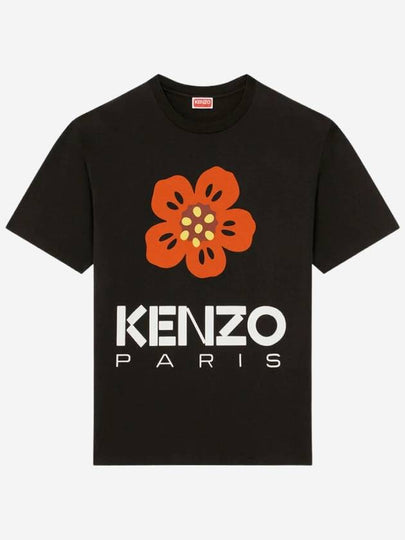 Boke Flower Short Sleeve T-Shirt Black - KENZO - BALAAN 2