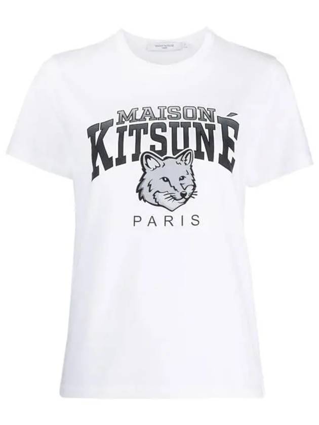 Campus Fox Classic Short Sleeve T-Shirt White - MAISON KITSUNE - BALAAN 2