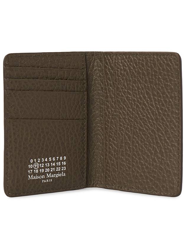 Bovine Leather Card Wallet Brown - MAISON MARGIELA - BALAAN 5