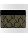 GG Canvas Card Wallet Beige Black - GUCCI - BALAAN 2