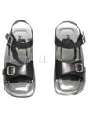 2X3071 3LI9 F0632 Leather Double Strap Sandals - PRADA - BALAAN 2