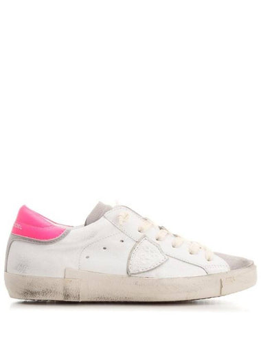 Women s PRSX Low Top Sneakers White Pink - PHILIPPE MODEL - BALAAN 1