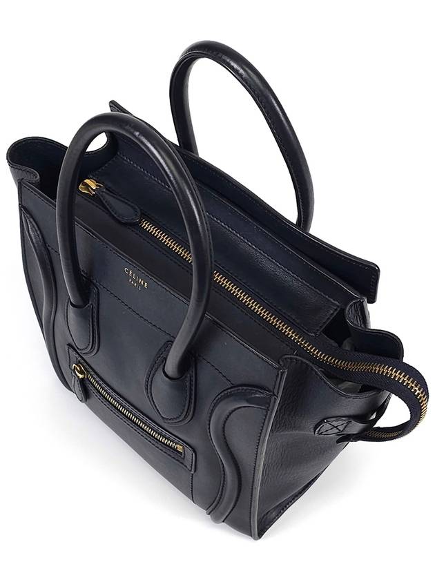 189793 Luggage Micro Dark Navy Tote Bag - CELINE - BALAAN 4