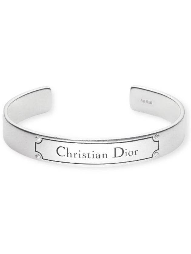 Bangle Bracelet Silver B2537HOMST D990 - DIOR - BALAAN 3