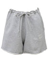 gray training shorts - GANNI - BALAAN 1