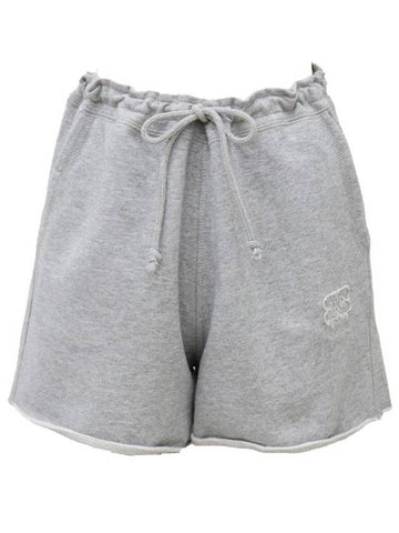 gray training shorts - GANNI - BALAAN 1