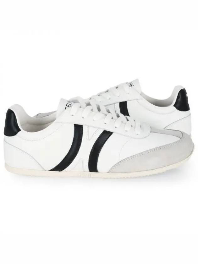 JoGGer Triomphe Calfskin Low Top Sneakers White - CELINE - BALAAN 2