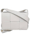 Intrecciato Cassette Small Cross Bag White - BOTTEGA VENETA - BALAAN 2