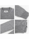 Women's Stitched Wool Knit Top Grey - MAISON MARGIELA - BALAAN 4