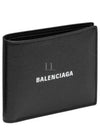 Cash Square Folded Wallet Black - BALENCIAGA - BALAAN 2