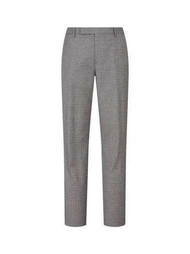 Slim fit checked wool pants dark gray 271963 - PAUL SMITH - BALAAN 1