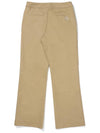 Front slit basic bootcut pants BEIGE WOMAN - MALBON GOLF - BALAAN 2