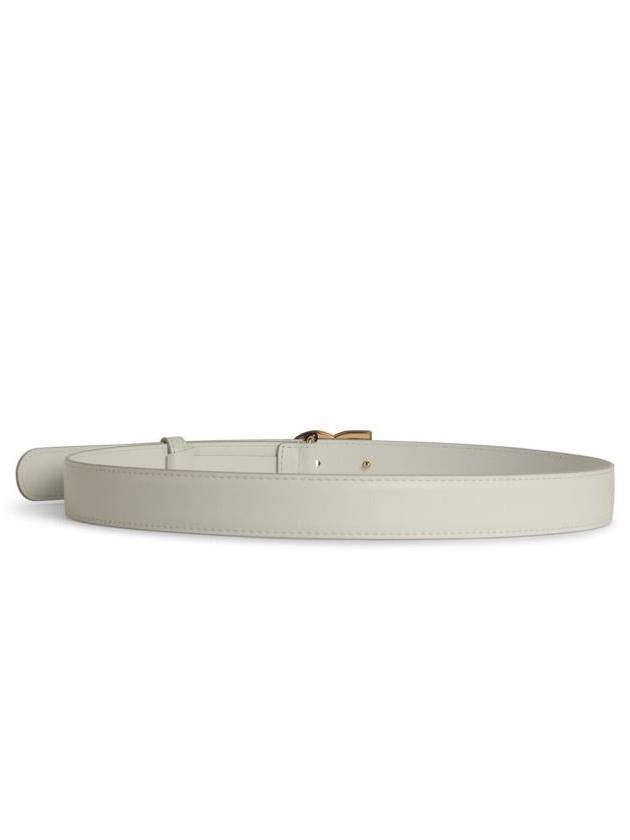 gold DG logo belt white - DOLCE&GABBANA - BALAAN 3