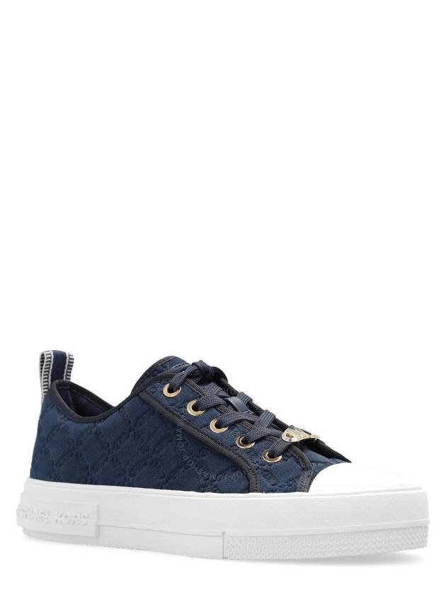 Embossed logo print suede sneakers 43F3EYFS2S - MICHAEL KORS - BALAAN 3