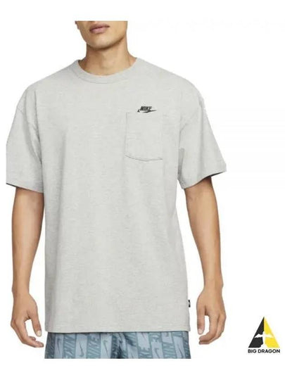 Men's Pocket Short Sleeve T-Shirt Grey - NIKE - BALAAN 2