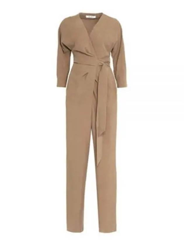 Gattoni Wrap Jumpsuit Camel - MAX MARA - BALAAN 2