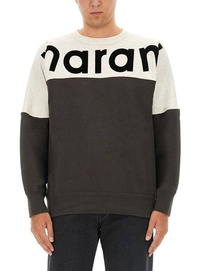 Howley Logo Crew Neck Sweatshirt Faded Black - ISABEL MARANT - BALAAN 2