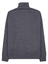 Lens Detail Lambswool Turtleneck Grey - CP COMPANY - BALAAN 3