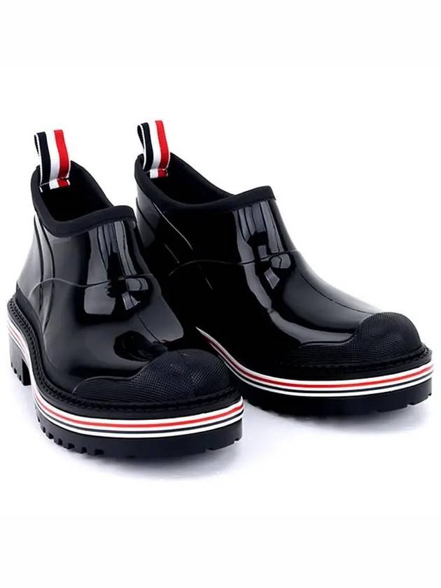Men's Molde Rubber Garden Ankle Boots Black - THOM BROWNE - BALAAN 3