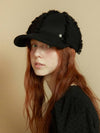 Fringe Wire Cap Black - BROWN HAT - BALAAN 2