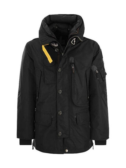 Men's Kodiak Long Hooded Jacket Black - PARAJUMPERS - BALAAN 2