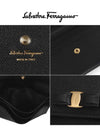 Vara Bow Card Walletr Black - SALVATORE FERRAGAMO - BALAAN 5