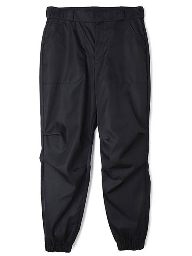 Triangle Logo Re-Nylon Jogger Track Pants Black - PRADA - BALAAN 2