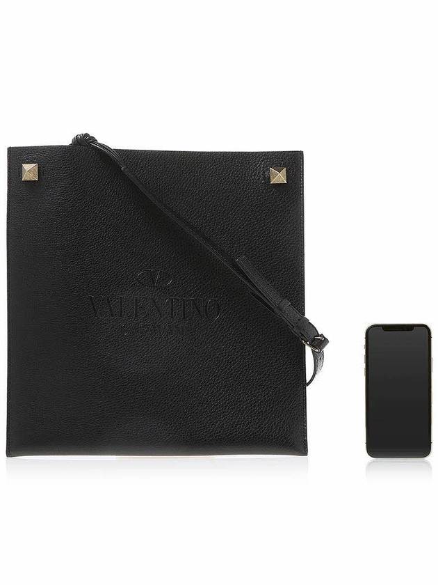 Identity Leather Cross Bag Black - VALENTINO - BALAAN 7