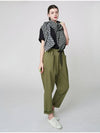 One Tuck Baggy Pants Khaki - ATHPLATFORM - BALAAN 5