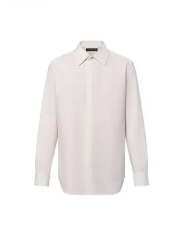 Long sleeved silk and cotton blend evening shirt 1AFWGQ - LOUIS VUITTON - BALAAN 1