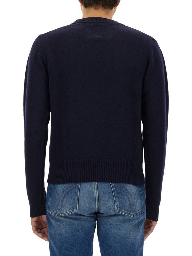 WOOL AND CASHMERE SWEATER - AMI - BALAAN 3