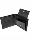 Triomphe Embossed Calfskin Half Wallet Black - CELINE - BALAAN 7