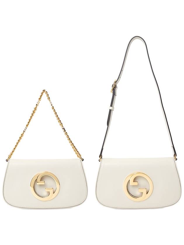 Blondie Interlocking G Shoulder Bag White - GUCCI - BALAAN 9