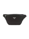 2VL033 2DMH F0002 Re Nylon Saffiano Triangle Logo Belt Bag Slingback - PRADA - BALAAN 2