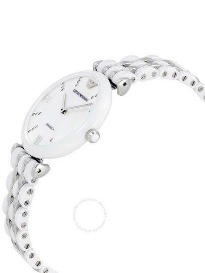 Armani Ceramica Mother of Pearl Dial Ladies Watch AR1488 - EMPORIO ARMANI - BALAAN 2