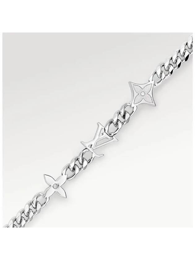 MNG Row Bracelet Silver - LOUIS VUITTON - BALAAN 4