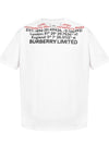 Location Short Sleeve T-Shirt White - BURBERRY - BALAAN 6