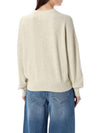 Marisans Logo Knit Top Light Grey - ISABEL MARANT - BALAAN 3