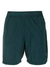 Men's Logo Patch Nylon Swim Shorts Green - STONE ISLAND - BALAAN 1