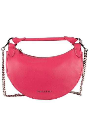 Orciani Raspberry Leather Dumpling Mini Bag With Shoulder Strap - ORCIANI - BALAAN 1