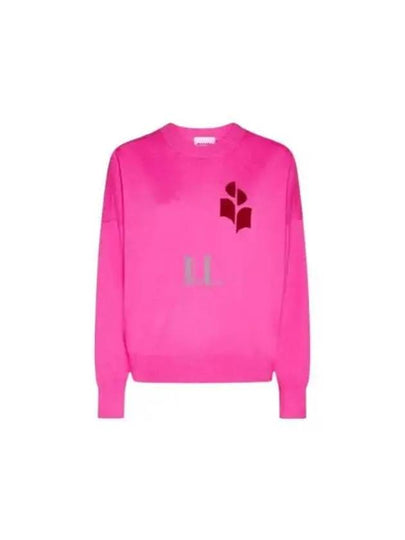 Marisans Logo Knit Top Pink - ISABEL MARANT - BALAAN 2