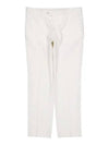 Lois Linen Stretch Straight Pants Cloud White - J.LINDEBERG - BALAAN 2