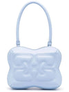 Butterfly Top Handle Shoulder Bag Blue - GANNI - BALAAN 1