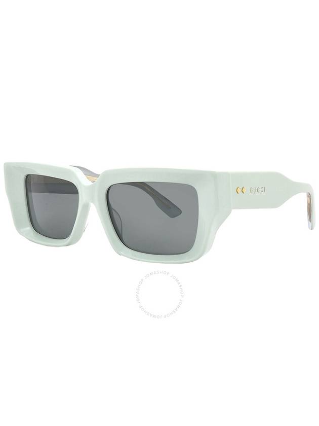 Sunglasses GG1529S 003 GREEN GREEN GRAY - GUCCI - BALAAN 4