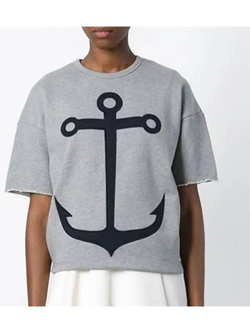 16SS Anchor Anchor Patch Sweatshirt Round Tshirt E1224171 8939 - Nº 21 - BALAAN 1