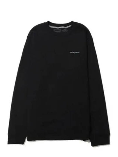 Fitz Roy Icon Sweatshirt Ink Black - PATAGONIA - BALAAN 2